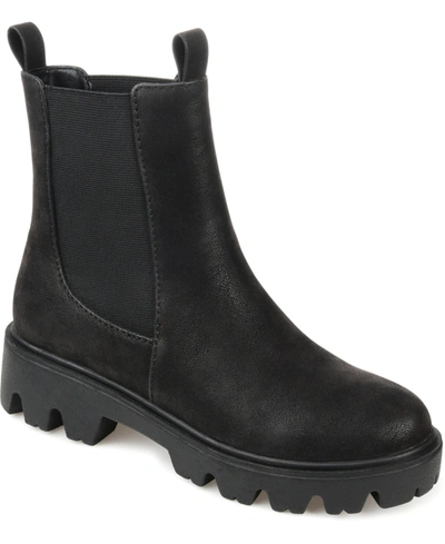 JOURNEE COLLECTION WOMEN'S IVETTE CHELSEA LUG SOLE BOOTIES