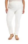 Nina Leonard Denim Pants In Ivory