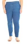 Nina Leonard Denim Pants In Light Wash
