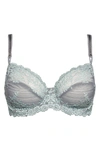 Wacoal Embrace Lace Underwire Bra In Quiet Shade/ Ether