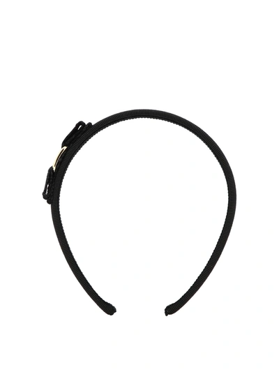 Ferragamo Salvatore  Vara Bow Headband In Black