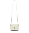 Saint Laurent Nolita Mini Leather Shoulder Bag In Crema Soft