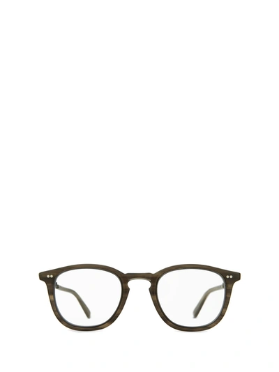 Mr Leight Mr. Leight Eyeglasses In Olive Laminate-pewter