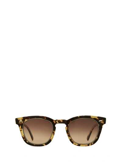 Mr. Leight Hanalei S Bohemian Tortoise - 12k White Gold Sunglasses