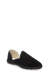 The Row Kids' Little Girl's Friulane Velvet Slippers In Black