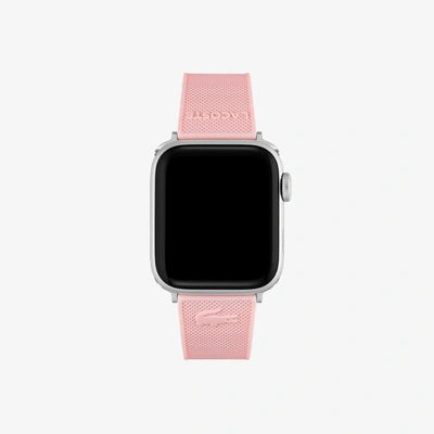 Lacoste Petit Pique Pink Silicone Strap For Apple Watch 38mm/40mm