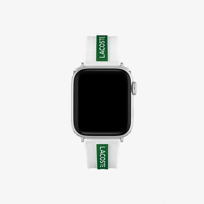 Lacoste Apple Watch Strap - One Size In Black