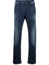7 FOR ALL MANKIND MID-RISE SLIM-FIT JEANS