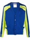 MOSCHINO TWO-TONE PANELLED CARDIGAN