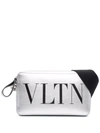 Valentino Garavani Metallic Vltn Cross-body Bag In Silber