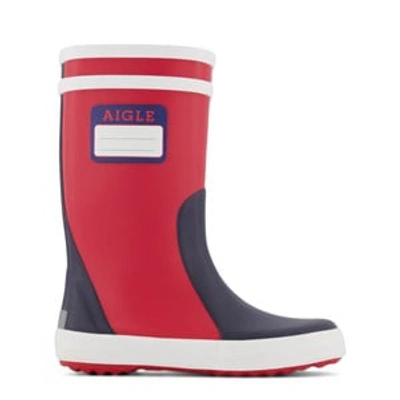 Aigle Babies' Red Lolly Pop Rain Boots