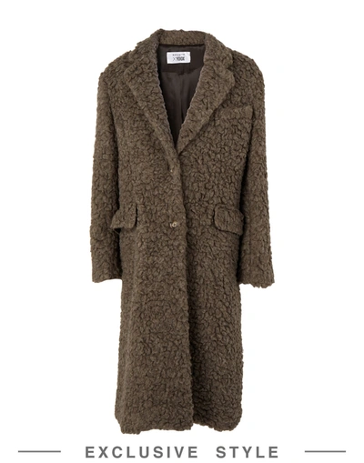 Naviglio Milano X Yoox Coats In Grey