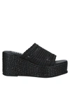 67 Sixtyseven Sandals In Black