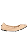 Tod's Ballet Flats In Beige