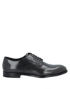 Doucal's Lace-up Shoes In Steel Grey