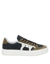 Ferragamo Sneakers In Military Green