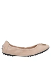 Tod's Ballet Flats In Beige