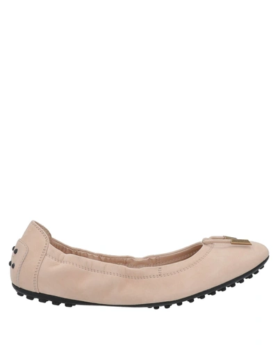 Tod's Ballet Flats In Beige