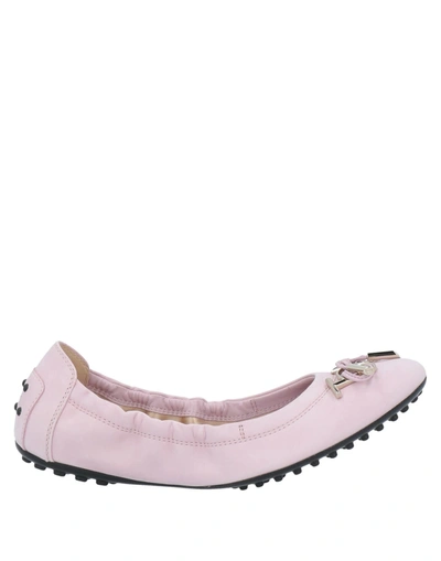 Tod's Ballet Flats In Lilac