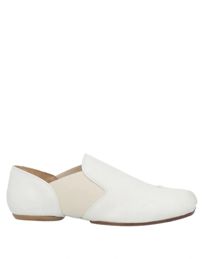 Maison Margiela Loafers In Ivory