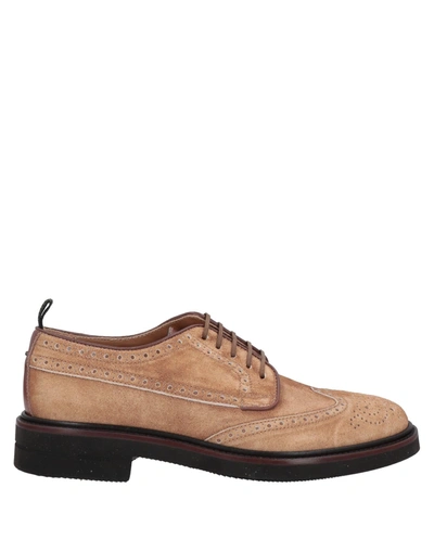 Brimarts Lace-up Shoes In Beige