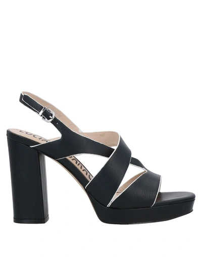 Luciano Barachini Sandals In Black