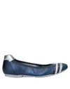 Hogan Ballet Flats In Blue