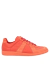 Maison Margiela Sneakers In Orange