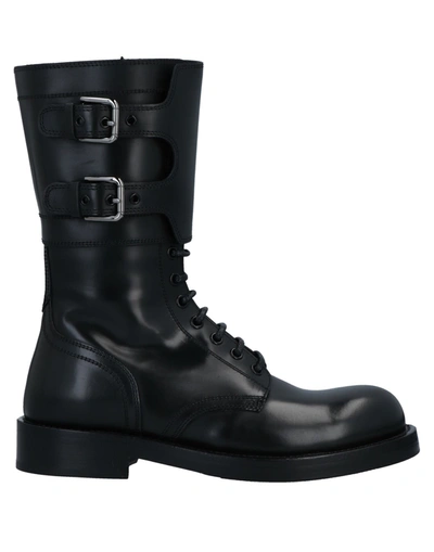 Dolce & Gabbana Ankle Boots In Black