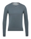 Alpha Studio Sweaters In Grey