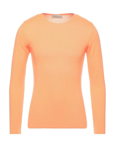 Wool & Co Sweaters In Orange