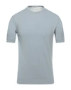 Alpha Studio Man Sweater Grey Size 44 Cotton