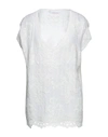 Ermanno Scervino Sweaters In Ivory