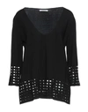 Kangra Cashmere Sweaters In Black