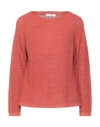 Slowear Sweaters In Rust