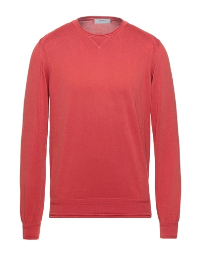 Alpha Studio Sweaters In Red