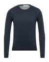 Alpha Studio Sweaters In Blue