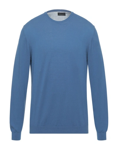 Roberto Collina Sweaters In Blue