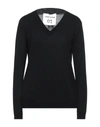 Semicouture Sweaters In Black