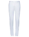 Santaniello Pants In White Cotton