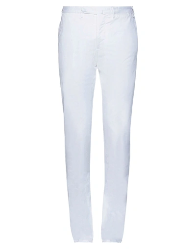 Santaniello Pants In White Cotton