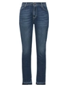 Merci Italia Woman Jeans Blue Size 25 Cotton, Polystyrene, Elastane In Blue