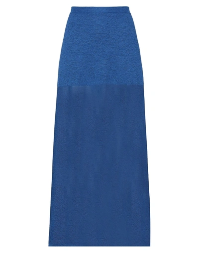 Manila Grace Long Skirts In Blue