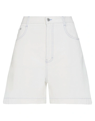 Stella Mccartney Denim Shorts In Pink & Purple