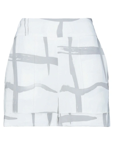Lorena Antoniazzi Woman Shorts & Bermuda Shorts White Size 2 Viscose, Elastane