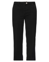 Re-hash Re_hash Woman Pants Black Size 30 Lyocell, Cotton, Elastane