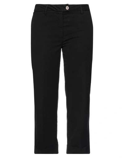 Re-hash Re_hash Woman Pants Black Size 30 Lyocell, Cotton, Elastane