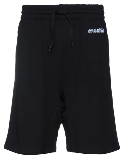Moschino Couture Man Shorts & Bermuda Shorts Black Size 30 Cotton In Black