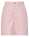 Nanushka Woman Shorts & Bermuda Shorts Light Pink Size Xs Polyester, Polyurethane In Pink