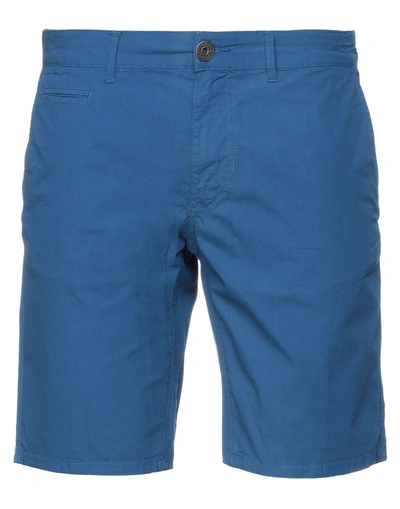 Ciesse Piumini Man Shorts & Bermuda Shorts Blue Size 30 Cotton, Elastane